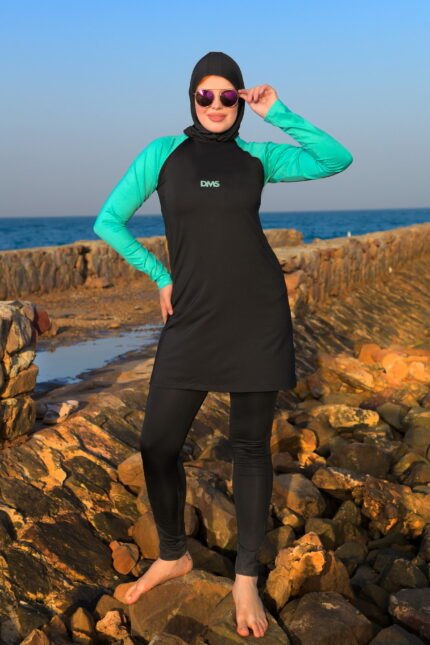 3-Piece Plain Burkini 503A - DMS Store